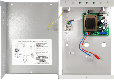 Болид РИП-12 исп.03 (РИП-12-1/7М2) Источники бесперебойного питания 12В фото, изображение